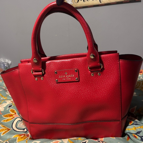 kate spade Handbags - Kate Spade Cherry Red Tote Bag